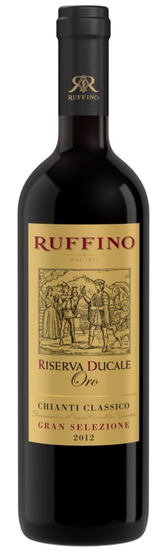 Ruffino Ducale Oro Chianti Classico Riserva 2012 Front Bottle Shot