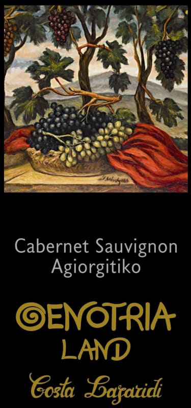 Domaine Costa Lazaridi Oenotria Land Cabernet Sauvignon Agiorgitiko 2011 Front Label