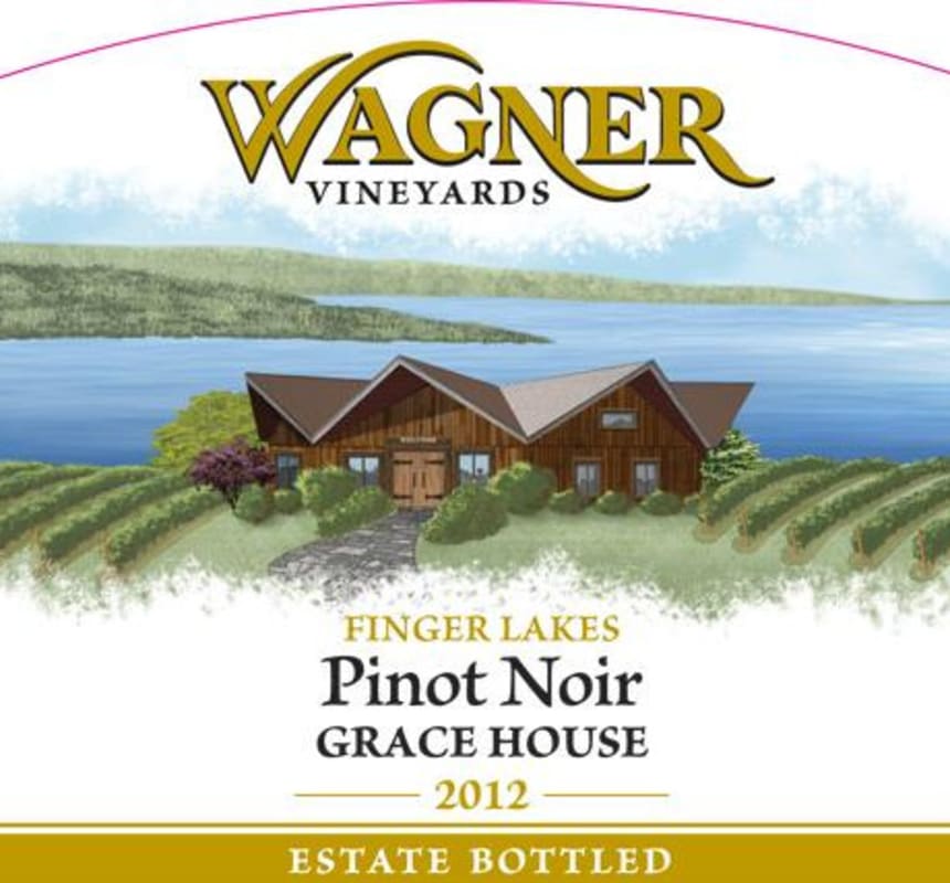 Wagner Vineyards Grace House Pinot Noir 2012 Front Label
