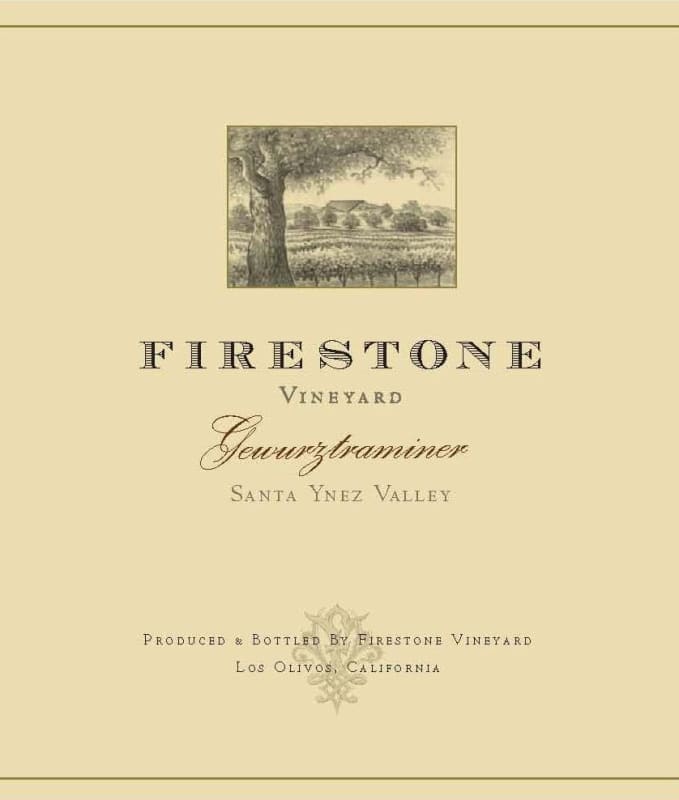 Firestone Gewurztraminer 2008 Front Label