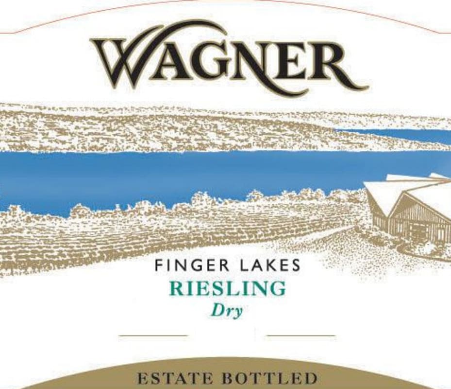 Wagner Vineyards Dry Riesling 2014 Front Label