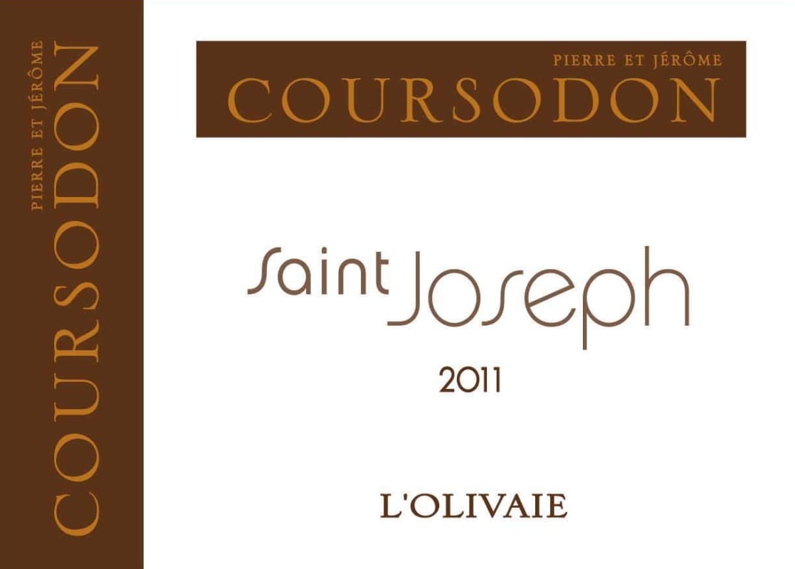 Domaine Coursodon Saint-Joseph L'Olivaie 2011 Front Label