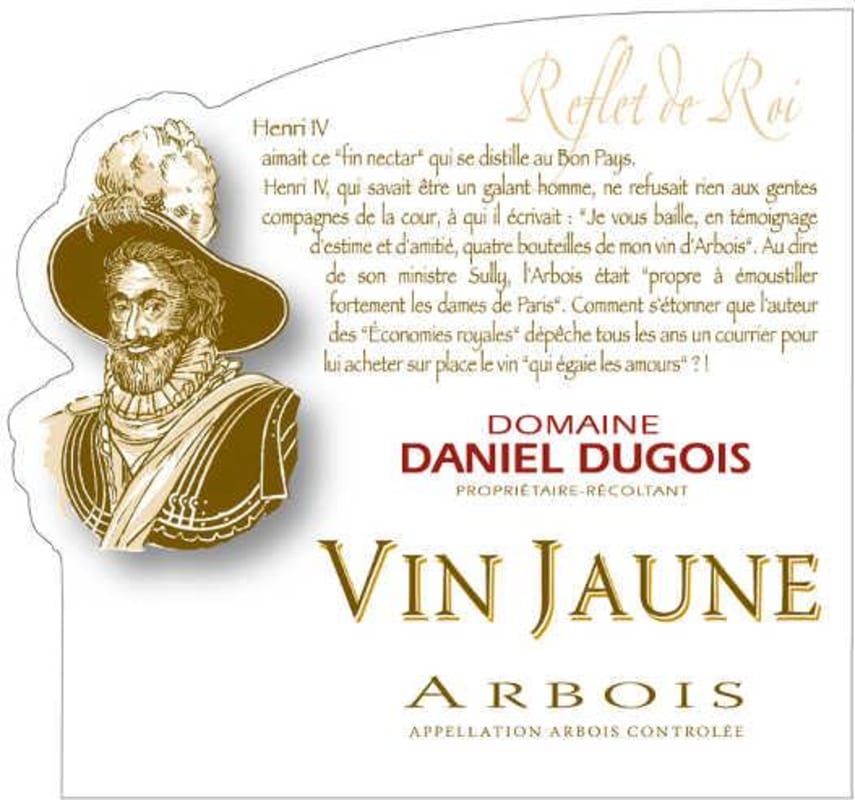 Domaine Daniel Dugois Arbois Vin Jaune 2008 Front Label