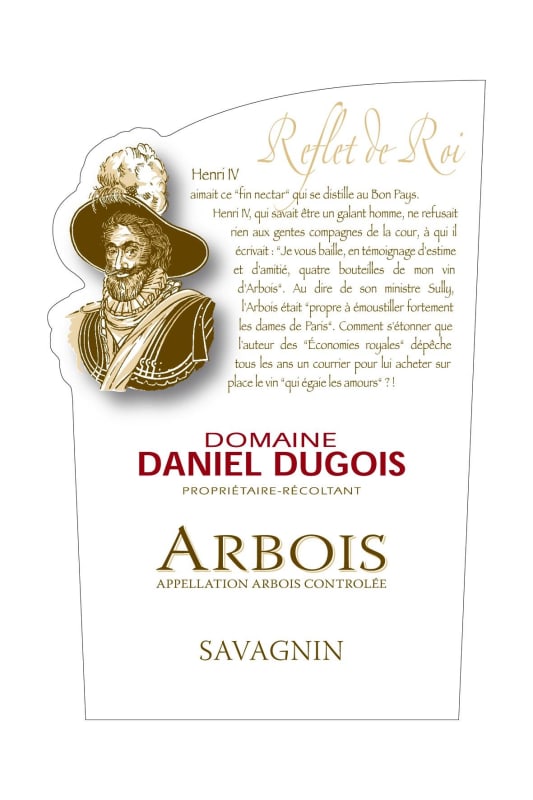 Domaine Daniel Dugois Arbois Savagnin 2012 Front Label