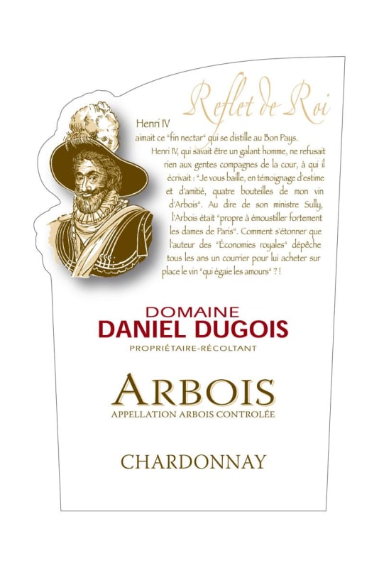 Domaine Daniel Dugois Arbois Chardonnay 2014 Front Label