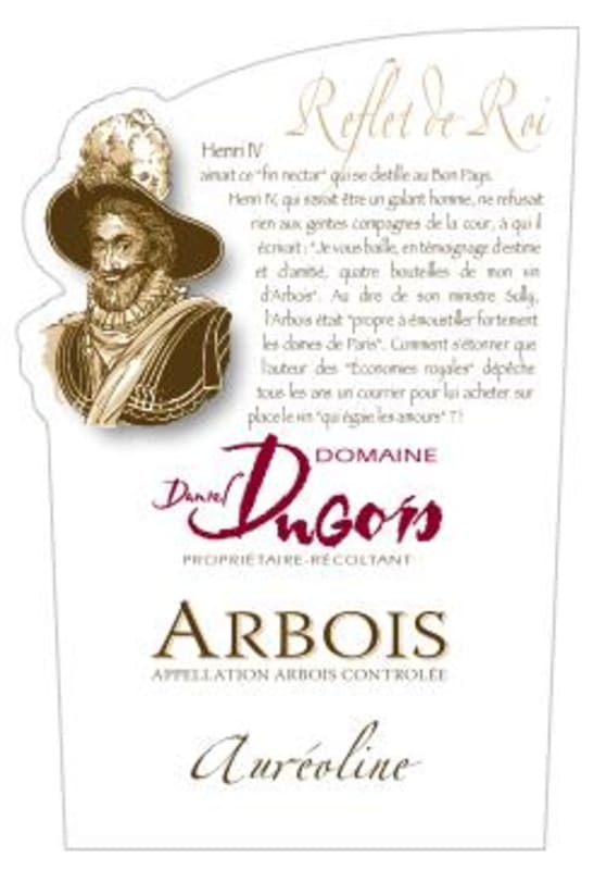 Domaine Daniel Dugois Arbois Aureoline 2013 Front Label