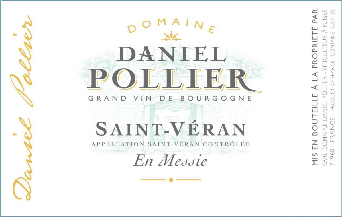 Domaine Daniel Pollier Saint-Veran En Messie 2013 Front Label