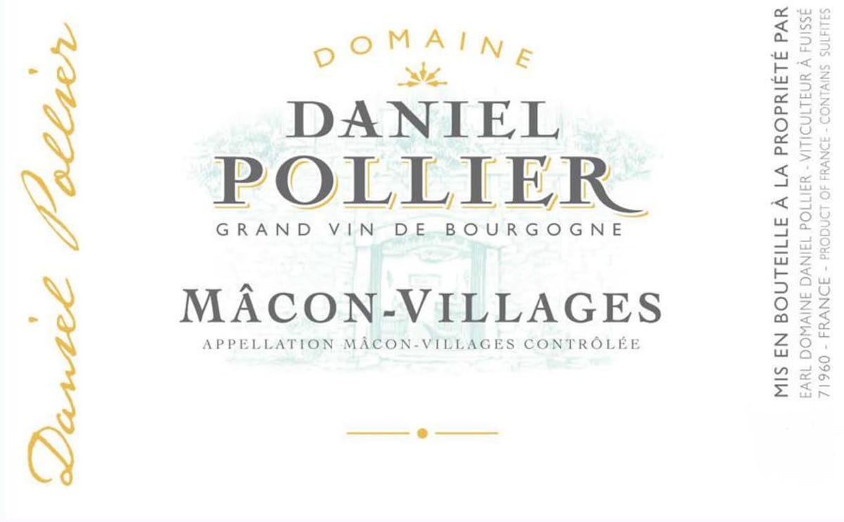 Domaine Daniel Pollier Macon-Villages 2010 Front Label