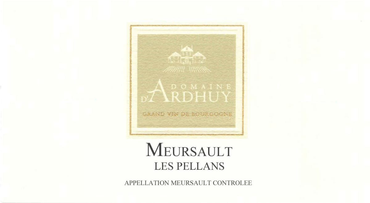 Domaine d'Ardhuy Meursault Les Pellans 2011 Front Label