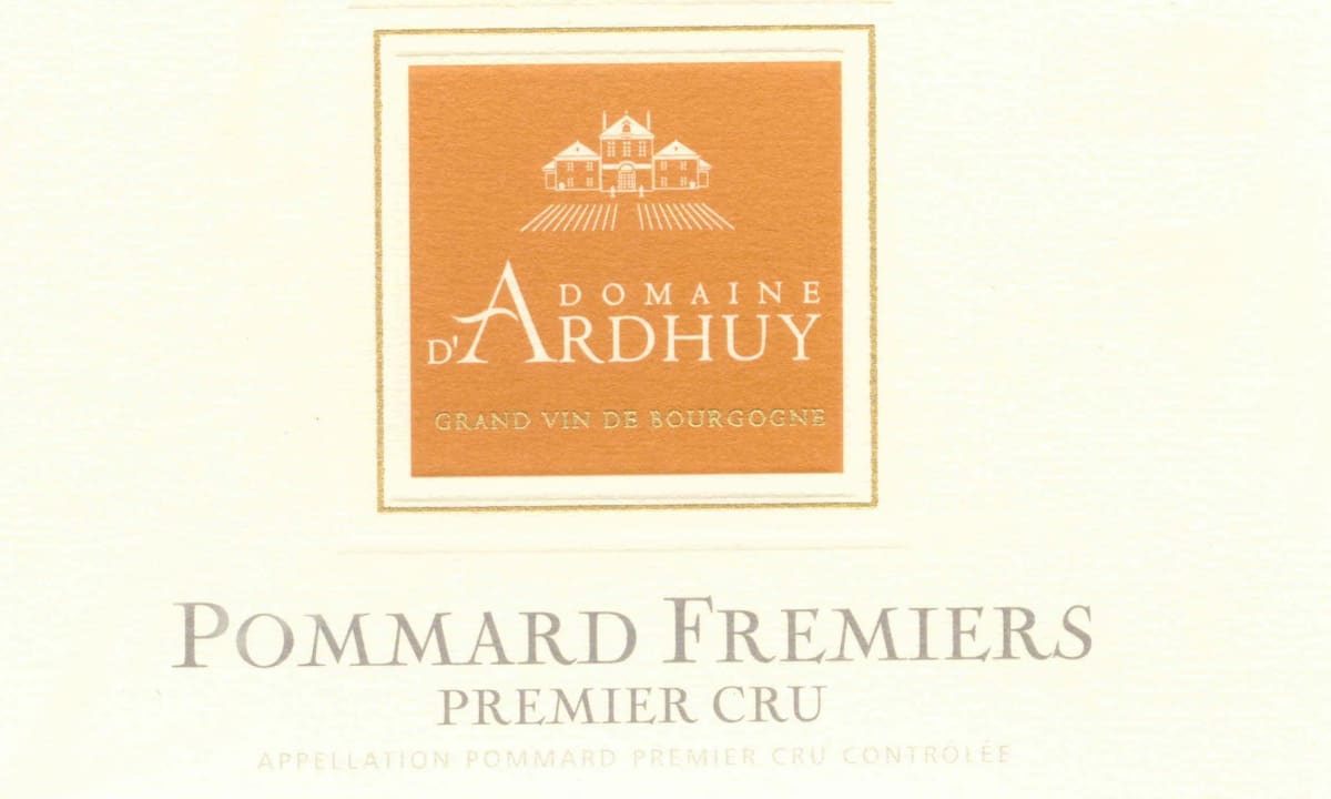 Domaine d'Ardhuy Pommard Fremiers Premier Cru 2006 Front Label