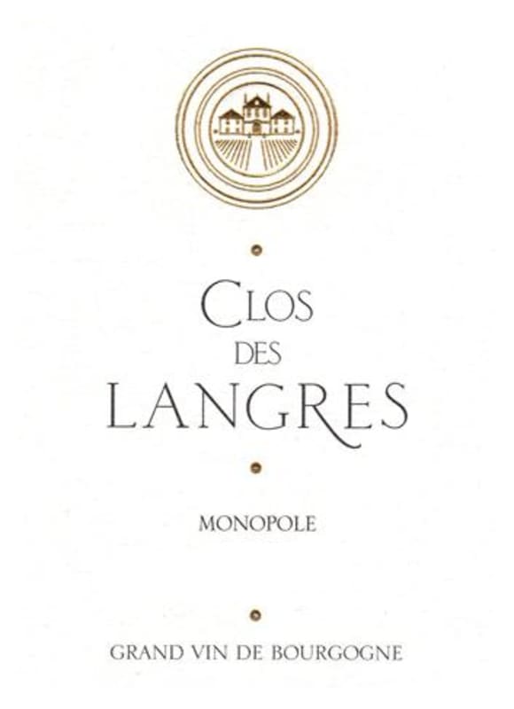 Domaine d'Ardhuy Clos des Langres Monopole 2010 Front Label