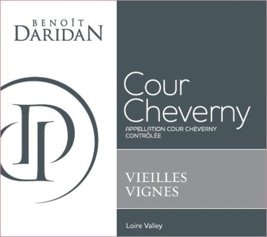 Domaine Daridan Cour Cheverny Vieilles Vignes 2012 Front Label