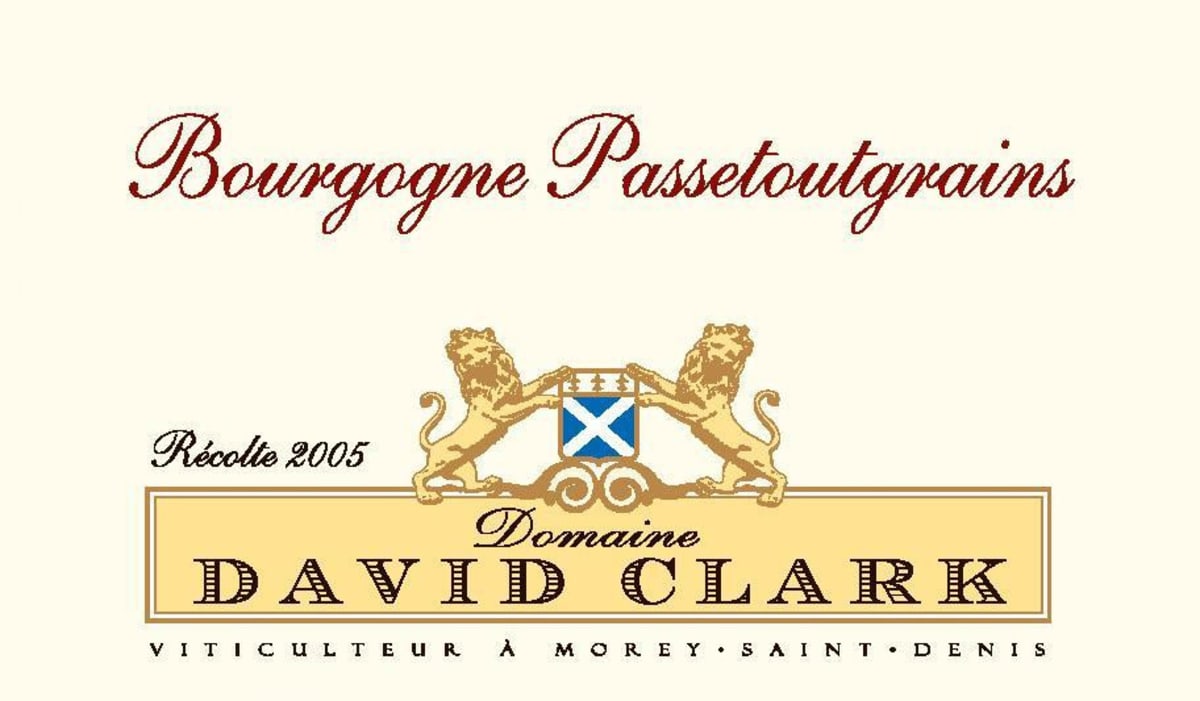 San Biagio Bourgogne Passetoutgrains 2005 Front Label