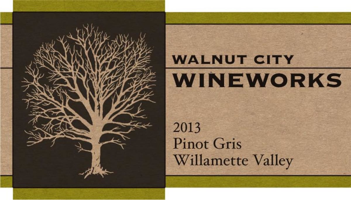 Walnut City Wineworks Pinot Gris 2013 Front Label