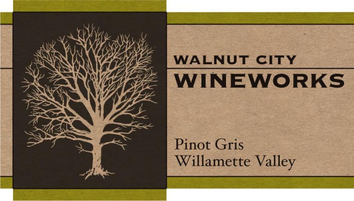 Walnut City Wineworks Pinot Gris 2014 Front Label