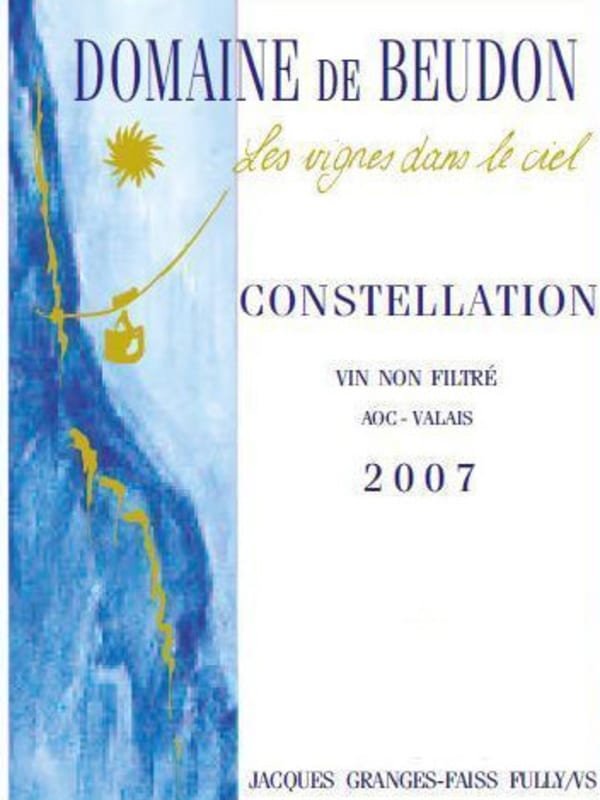 Domaine de Beudon Constellation 2007 Front Label