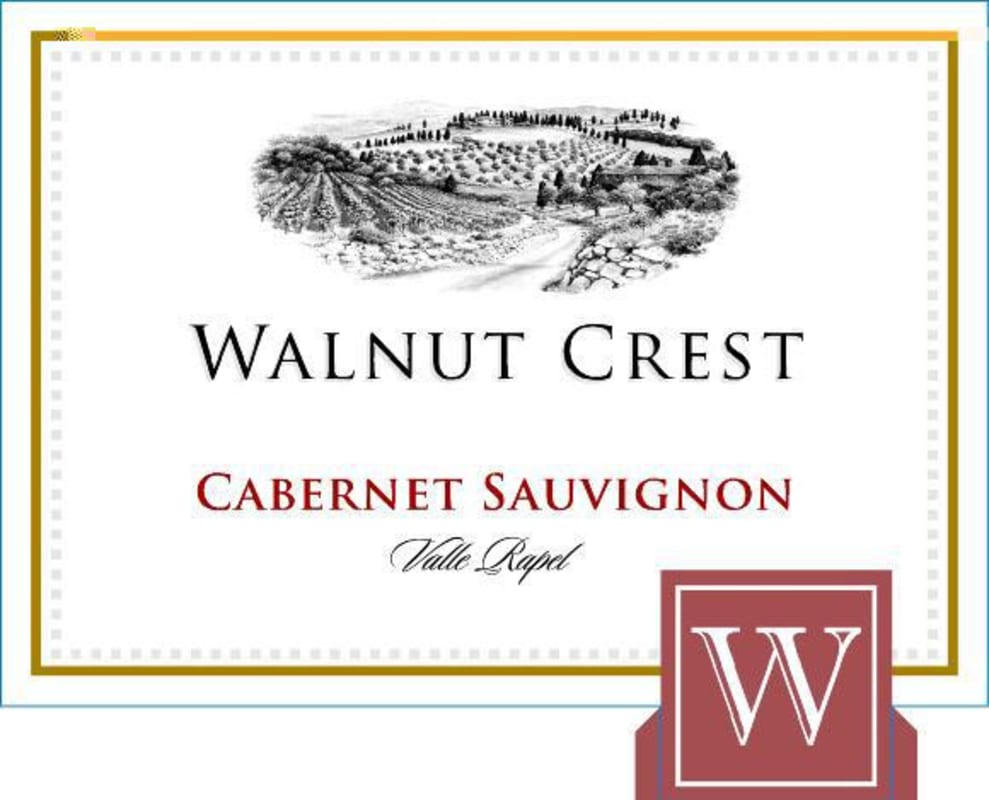 Walnut Crest Cabernet Sauvignon 2012 Front Label