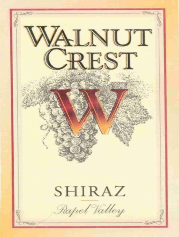 Walnut Crest Shiraz 2006 Front Label