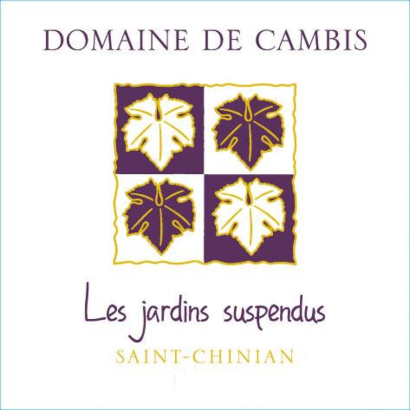 Domaine de Cambis Saint-Chinian Jardins Suspendus 2013 Front Label