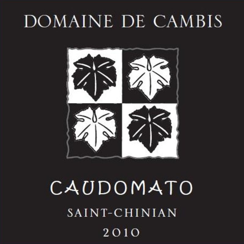 Domaine de Cambis Saint-Chinian Caudomato 2010 Front Label