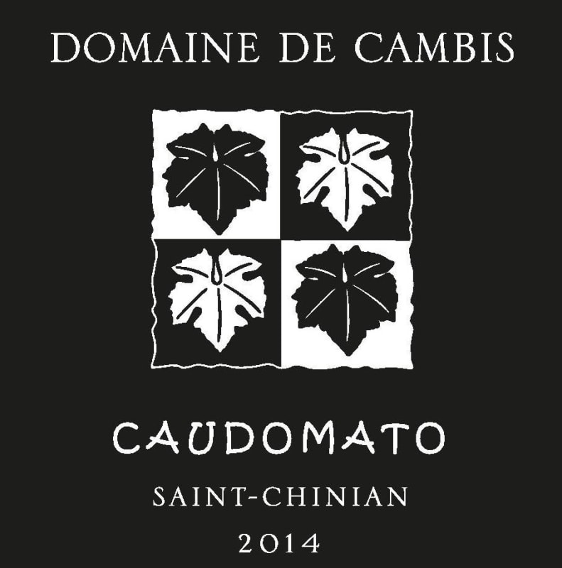 Domaine de Cambis Saint-Chinian Caudomato 2014 Front Label