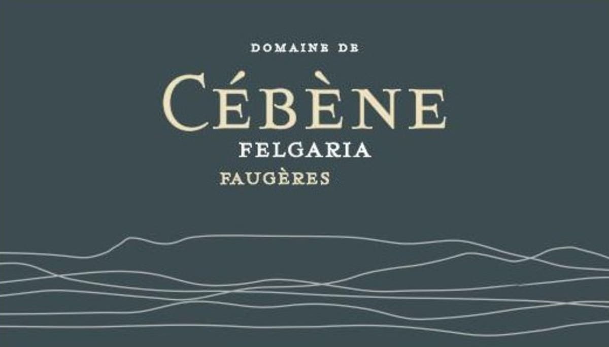 Domaine de Cebene Faugeres Felgaria 2011 Front Label