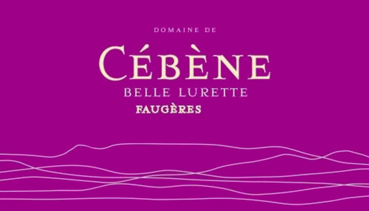 Domaine de Cebene Faugeres Belle Lurette 2012 Front Label