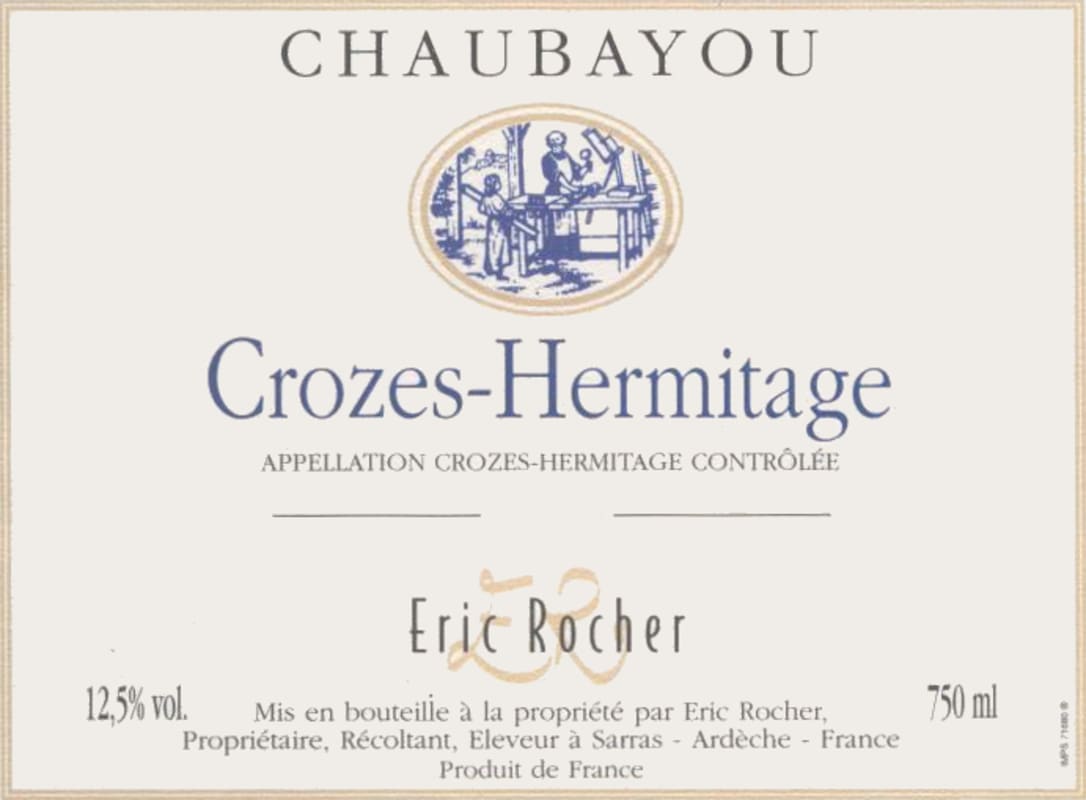 Domaine de Champal Crozes-Hermitage Chaubayou 2005 Front Label