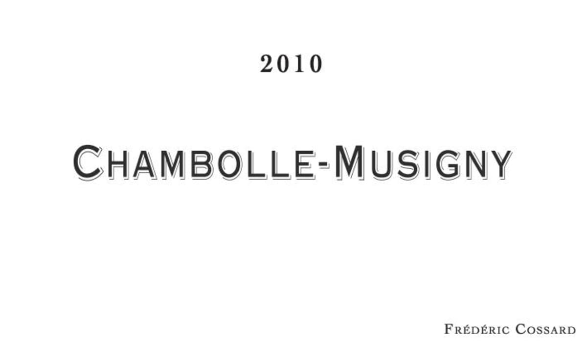 Domaine de Chassorney Chambolle-Musigny 2010 Front Label
