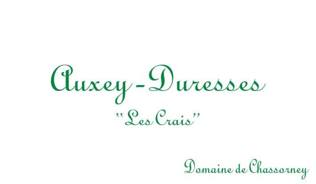 Domaine de Chassorney Auxey-Duresses Les Crais Blanc 2014 Front Label