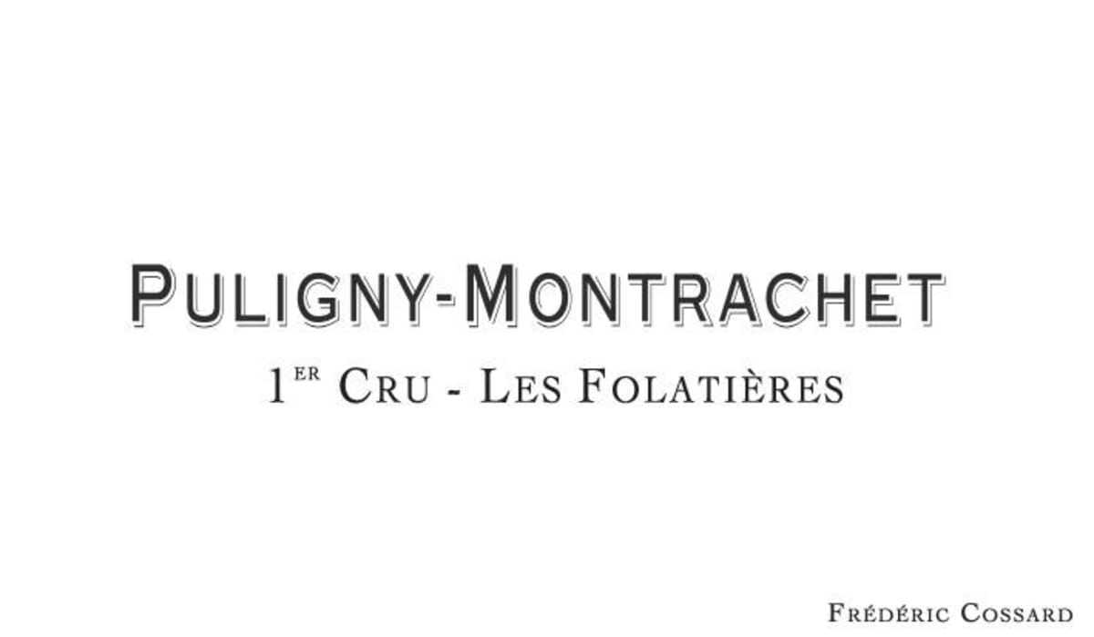 Domaine de Chassorney Puligny-Montrachet Les Folatieres Premier CRU 2013 Front Label