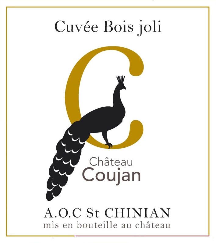 Domaine de Chateau Coujan Saint Chinian Cuvee Bois Joli 2013 Front Label