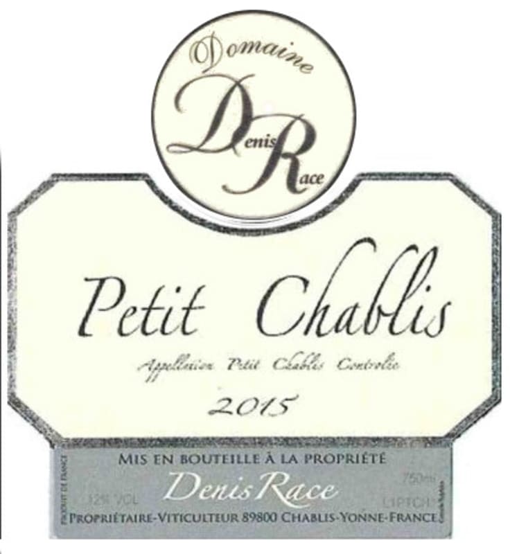 Domaine de Claire Petit Chablis 2015 Front Label