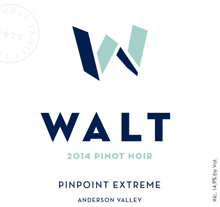 Walt Pinpoint Extreme Pinot Noir 2014 Front Label