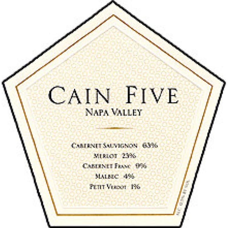 Cain Five 1994 Front Label