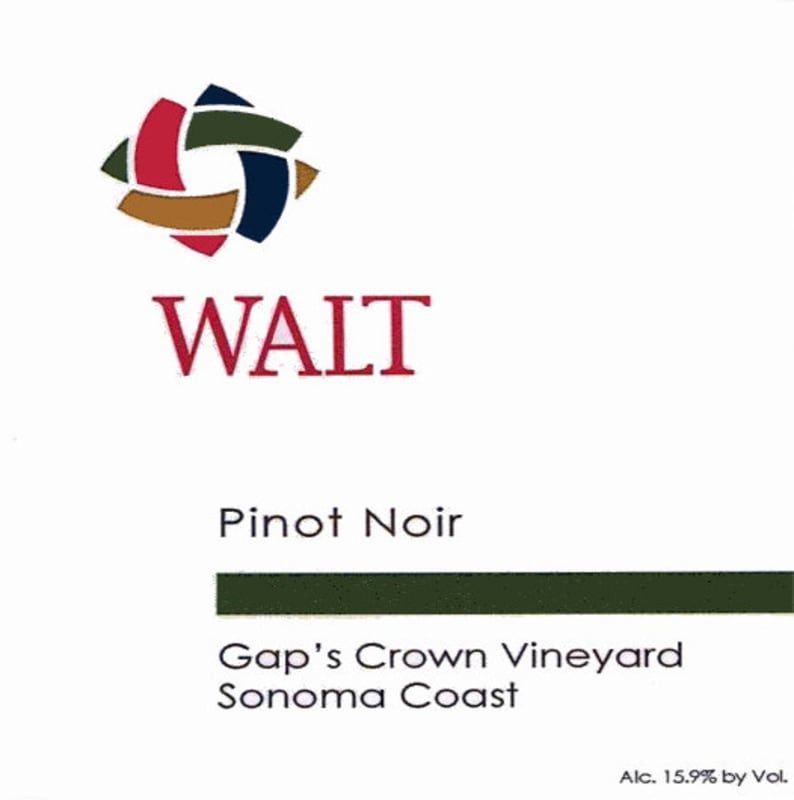 Walt Gap's Crown Pinot Noir 2011 Front Label