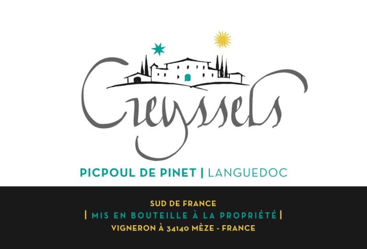Domaine de Creyssels Picpoul de Pinet 2014 Front Label