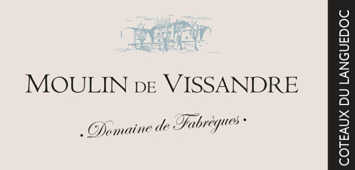 Domaine de Fabregues Coteaux du Languedoc Moulin de Vissandre Rouge 2010 Front Label