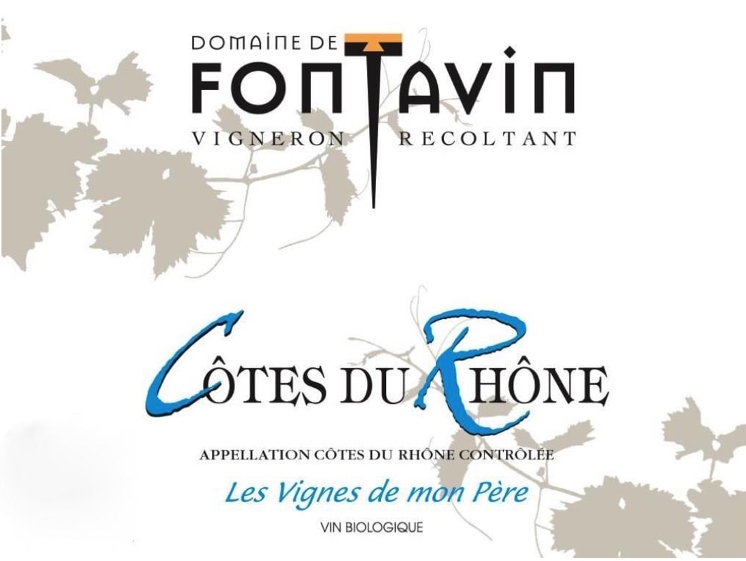 Domaine de Fontavin Cotes du Rhone Blanc 2015 Front Label
