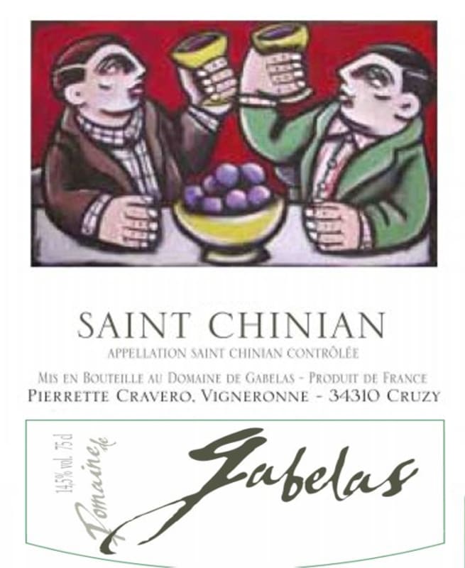 Domaine de Gabelas Saint-Chinian Tradition 2014 Front Label