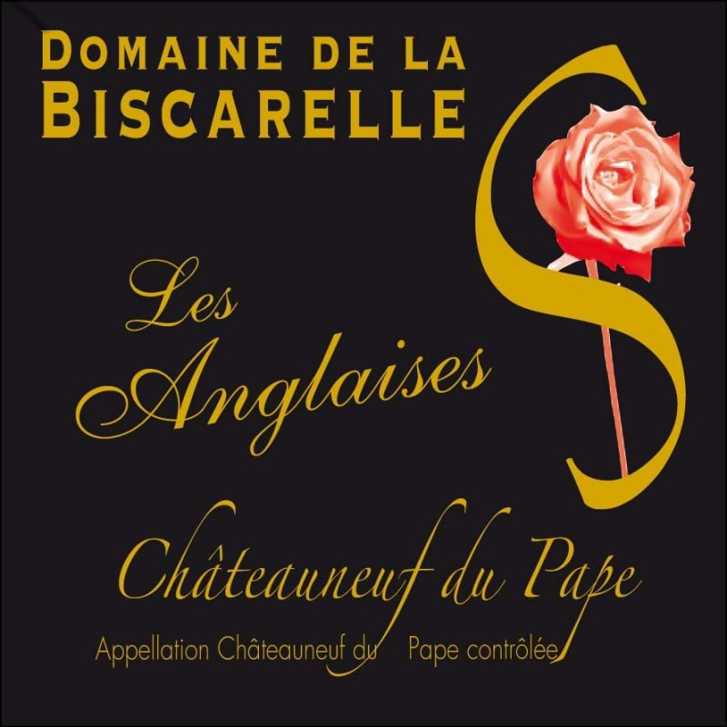 Domaine de La Biscarelle Chateauneuf-du-Pape Les Anglaises 2012 Front Label