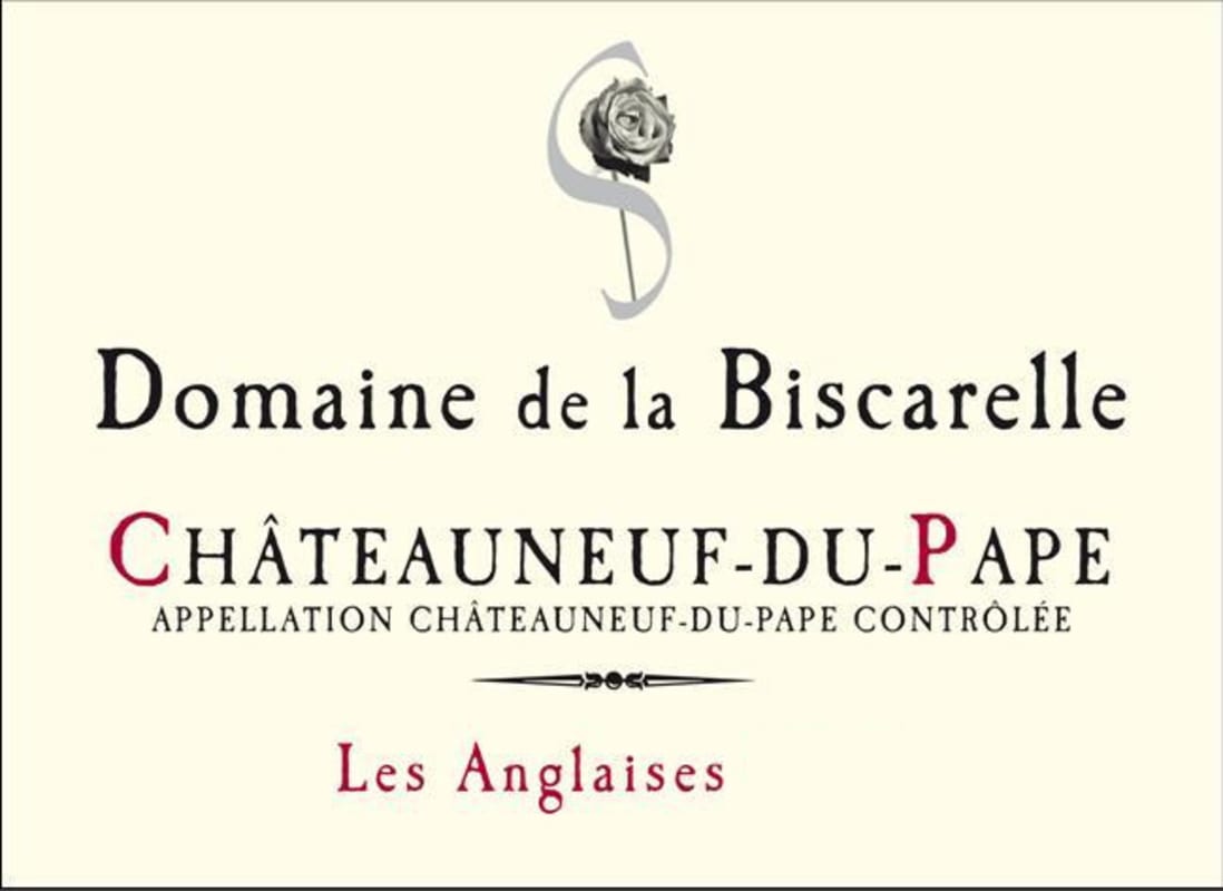 Domaine de La Biscarelle Chateauneuf-du-Pape Les Anglaises 2010 Front Label