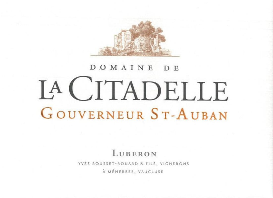 Domaine de la Citadelle Luberon Gouverneur Saint-Auban 2011 Front Label