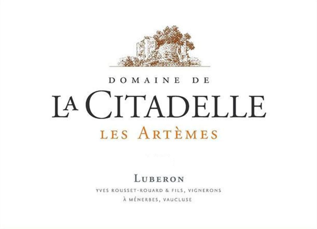Domaine de la Citadelle Luberon Les Artemes Cuvee Rouge 2015 Front Label