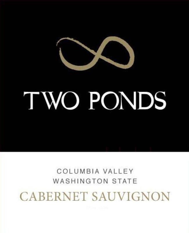 Waterbrook Two Ponds Cabernet Sauvignon 2013 Front Label