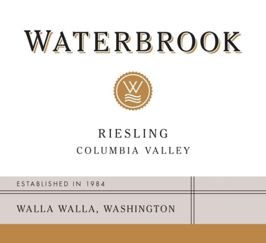 Waterbrook Riesling 2012 Front Label