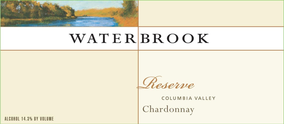 Waterbrook Reserve Chardonnay 2014 Front Label