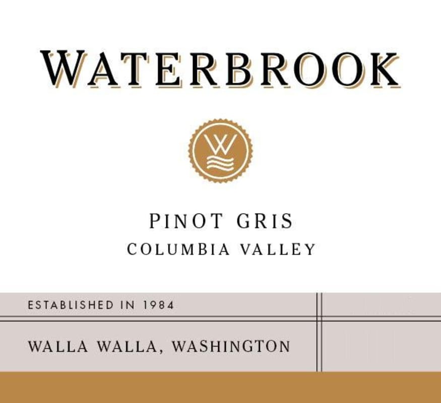 Waterbrook Pinot Gris 2014 Front Label