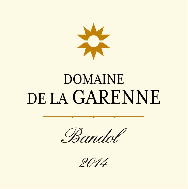Domaine De La Garenne - Bandol Bandol 2014 Front Label