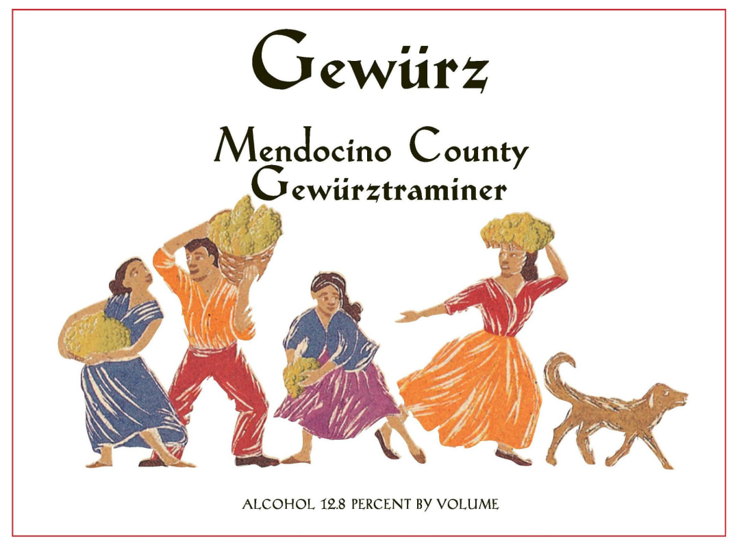 Alexander Valley Vineyards Gewurztraminer 2012 Front Label